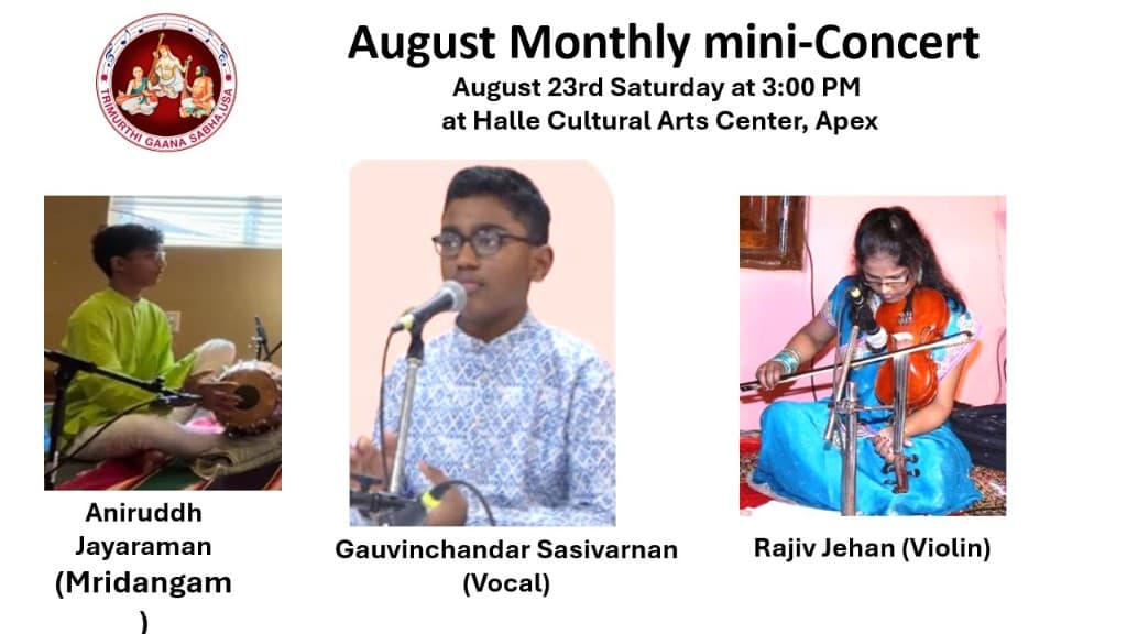August Monthly Mini-Concert flyer 1
