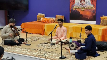 Sudarshan Shankaranarayanan (Vocal) & Abhinav Jaligama (Mridangam)